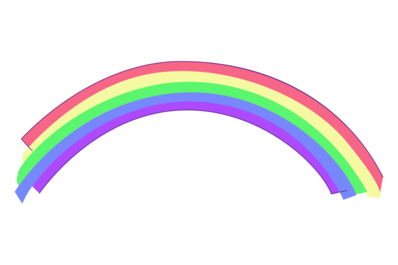 Download Rainbow Icon. Cute Magic Symbol. Miracle - Miracle Collection