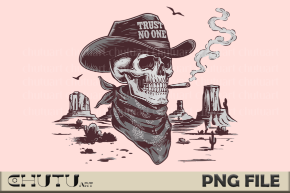 Download Cowboy Skull PNG - Western Desert Design - Desert design Collection