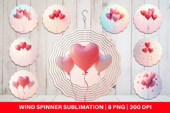 Download Wind Spinner Love Balloon - Wind spinner love Collection